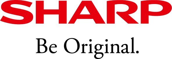 Sharp logo "be original"